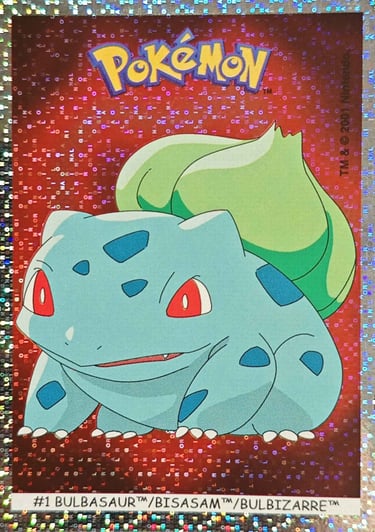 Bulbizarre Dunkin Boomer 2001 foil