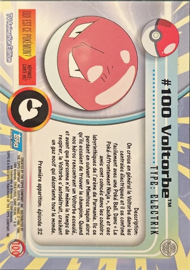 Voltorbe topps série 2