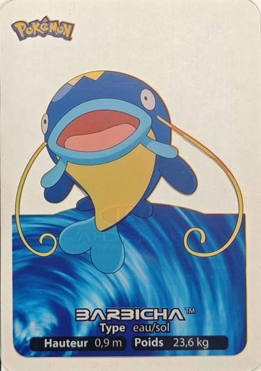 101 Barbicha Lamincards Pokémon série 3