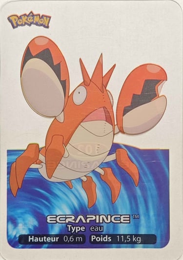 102 Erapince Lamincards Pokémon série 3