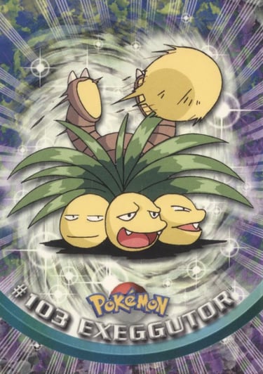 103 Exeggutor Topps Pokémon series 2 US