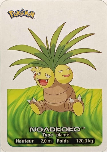 103 Noadkoko Lamincards Pokémon série 1