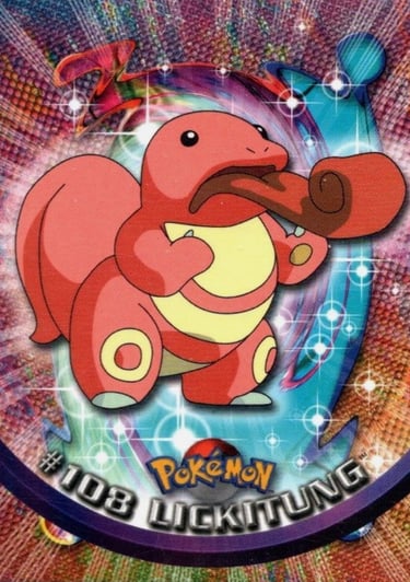 108 Lickitung Topps Pokémon series 2 US