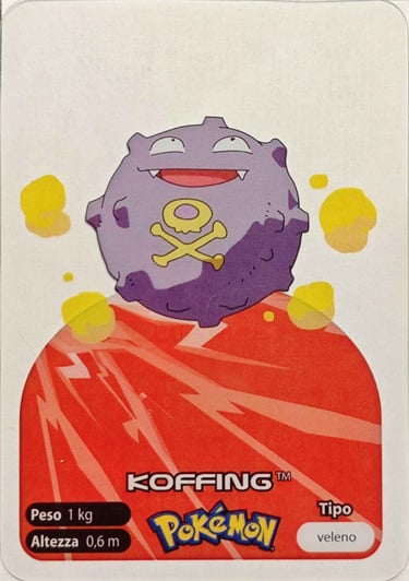 109 Koffing lamincards spécial édition