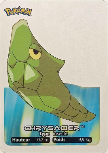 11 Chrysacier Lamincards Pokémon série 1