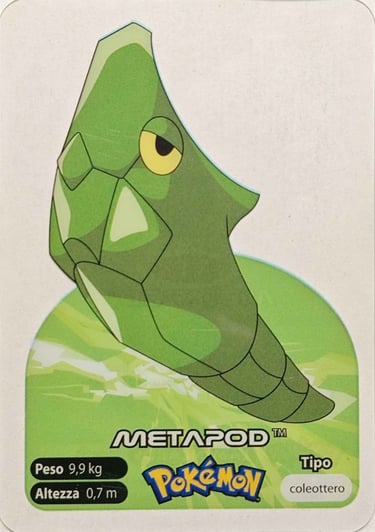 11 metapod lamincards spécial édition
