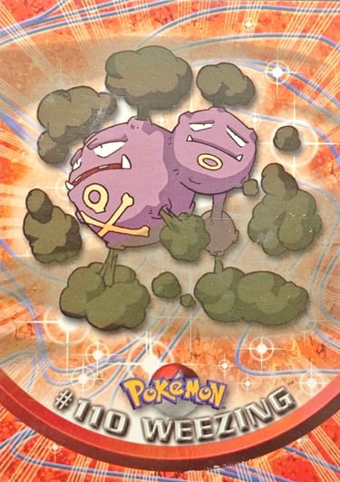 110 Weezing Topps Pokémon series 2 US