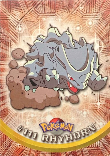 111 Rhyhorn Topps Pokémon series 2 US