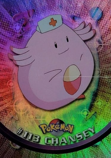 113 Chansey Topps Pokémon series 2 US rainbow foil