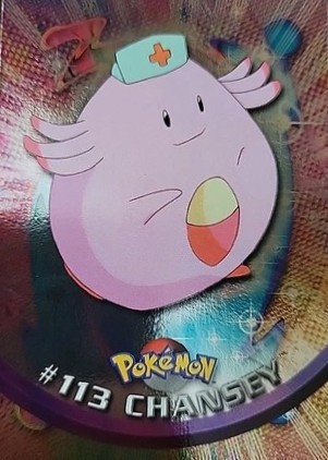 113 Chansey Topps Pokémon series 2 US silver foil