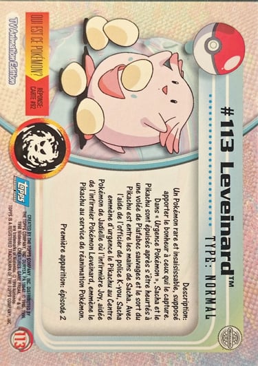 Leveinard topps sére 1