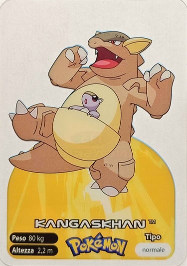 115 Kangaskhan lamincards spécial édition
