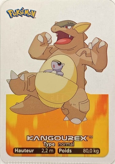 115 Kangourex Lamincards Pokémon série 1