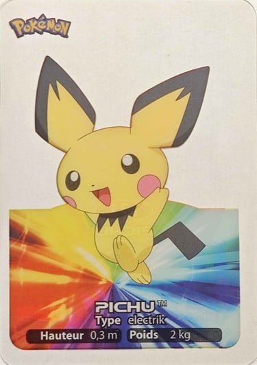120 Pichu Lamincards Pokémon série 3
