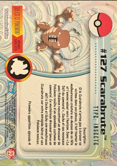 Scarabrute topps série 2
