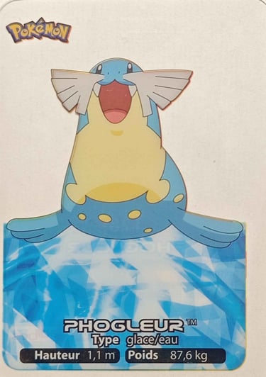 128 Phogleur Lamincards Pokémon série 3