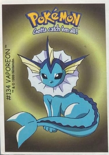 Vaporeon Dunkin Boomer 1999