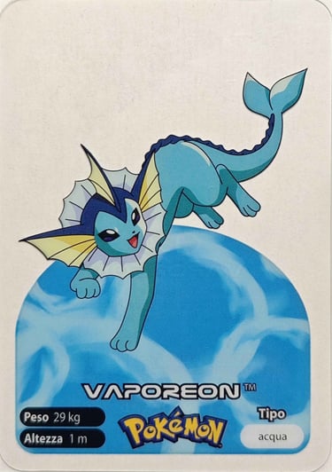 134 Vaporeon lamincards spécial édition