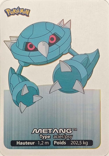 139 Metang Lamincards Pokémon série 3