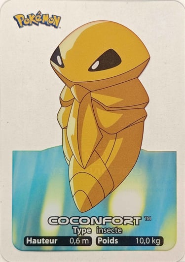 14 Coconfort Lamincards Pokémon série 1