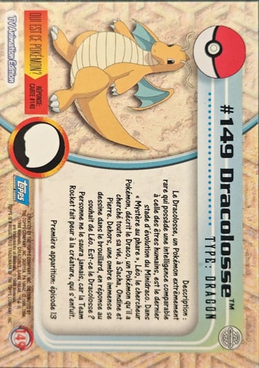 Dracolosse topps série 2