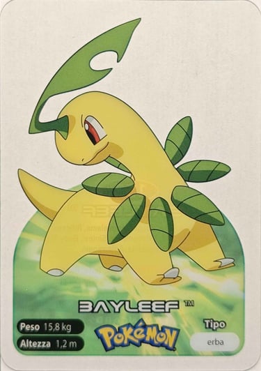 153 Bayleef Lamincards spécial édition