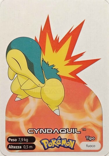 155 Cyndaquil Lamincards spécial édition