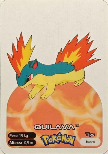 156 Quilava Lamincards spécial édition