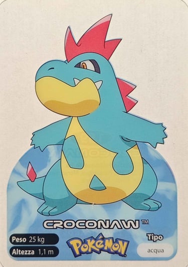 159 Croconaw Lamincards spécial édition