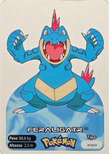 160 Feraligatr Lamincards spécial édition