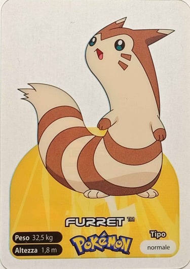 162 Furret Lamincards spécial édition