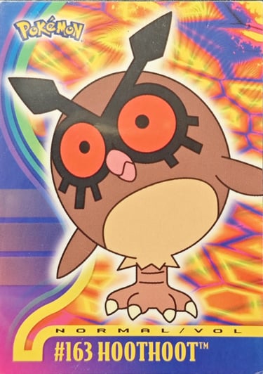 Hoothoot topps série 3 Jotho