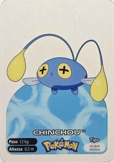 170 Chinchou Lamincards spécial édition