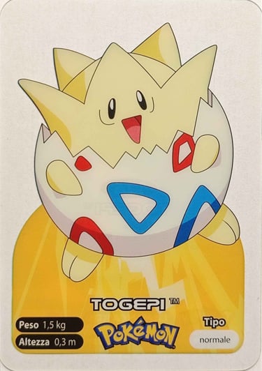 175 Togepi Lamincards spécial édition