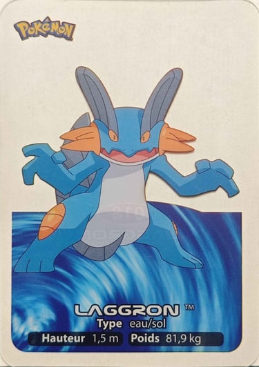 18 Laggron Lamncards Pokémon série 3