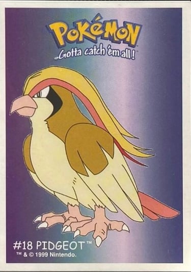 Pidgeot Dunkin Boomer 1999