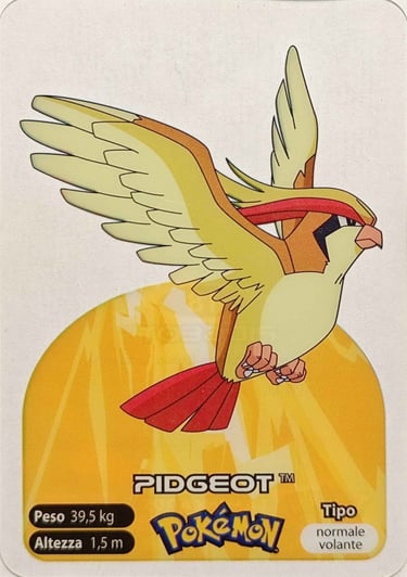 18 Pidgeot lamincards spécial édition