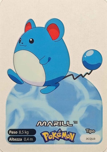 183 Marill Lamincards spécial édition