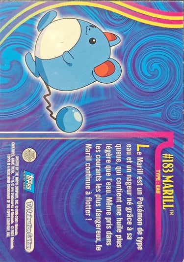 Marill topps série 3 Jotho