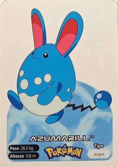 184 Azumarill Lamincards spécial édition