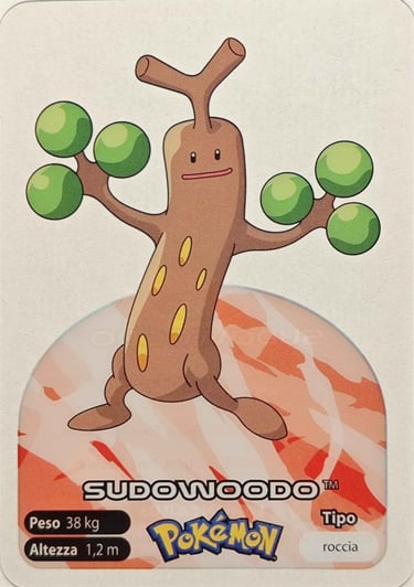 185 Sudowoodo Lamincards spécial édition