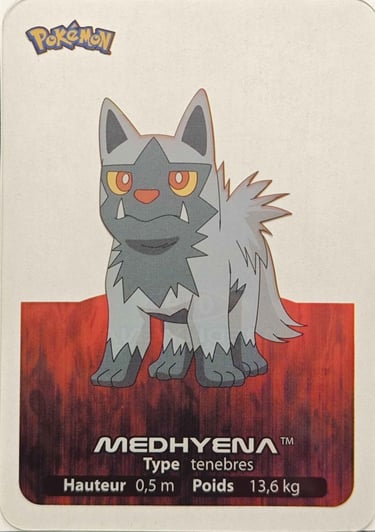 19 Medhyena Lamncards Pokémon série 3