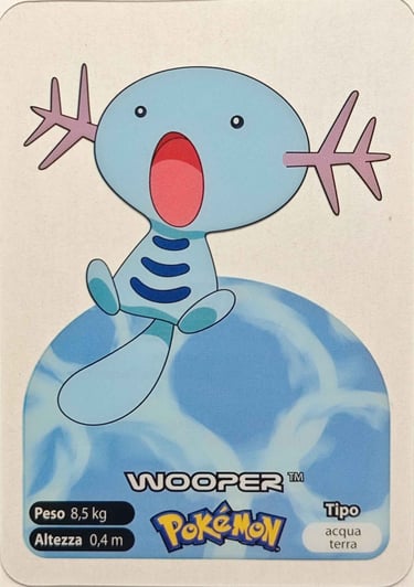 194 Wooper Lamincards spécial édition