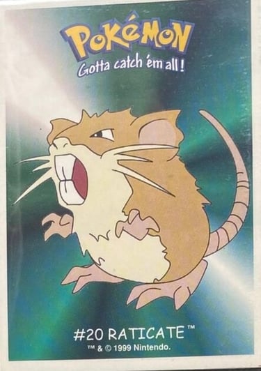 Raticate Dunkin Boomer 1999