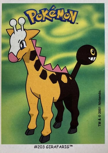 Girafarig Dunkin Boomer 2001