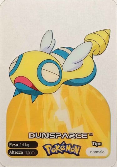 206 Dunsparce Lamincards spécial édition