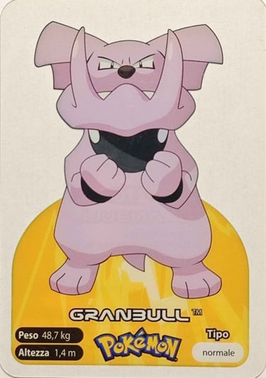 210 Granbull Lamincards spécial édition