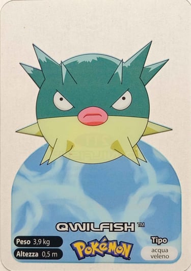 211 Qwilfish Lamincards spécial édition