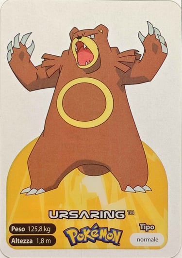 217 Ursaring Lamincards spécial édition