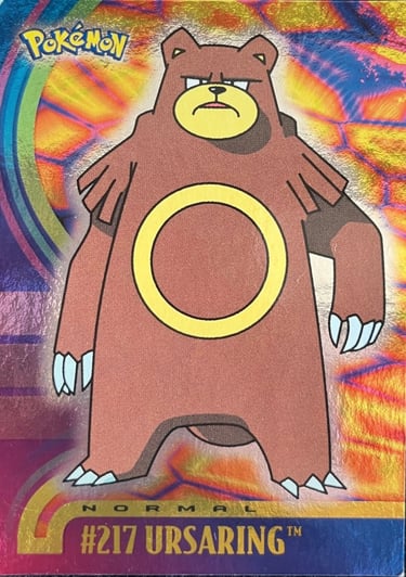 Ursaring topps série 3 foil Johto